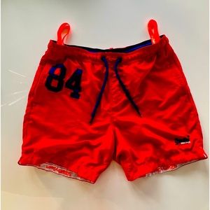 Superdry Premium Swim Co. red men’s shorts